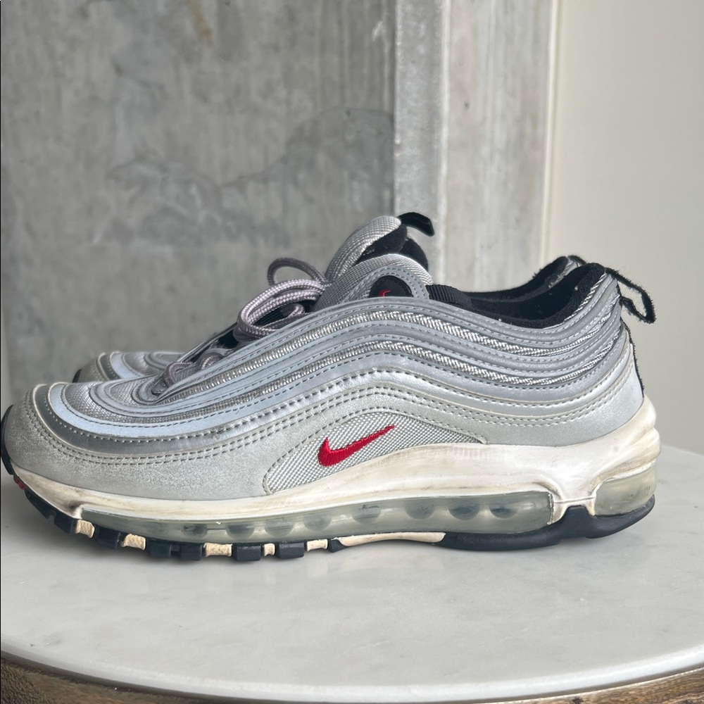 Nike Kids Sneakers - Silver and Red